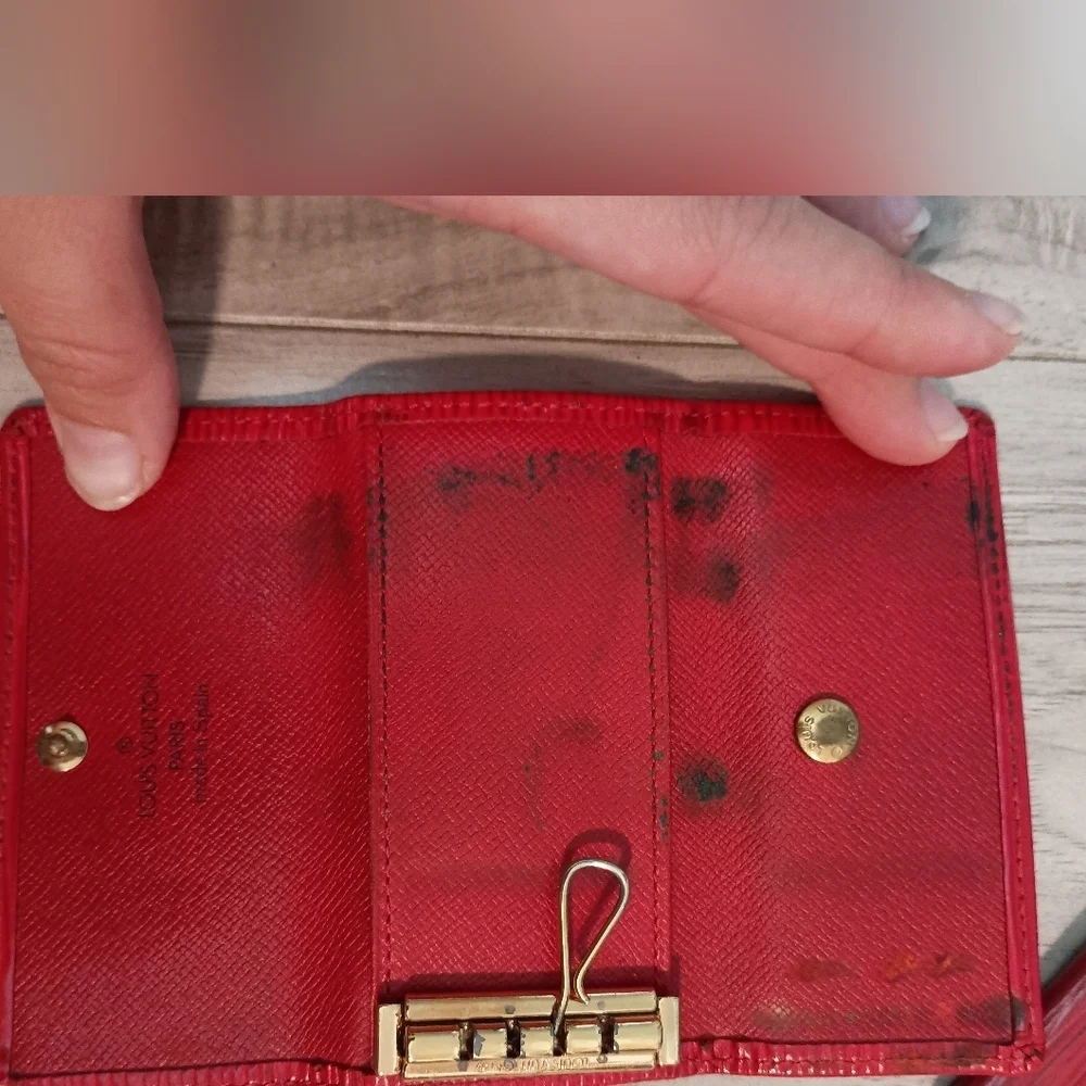 Louis Vuitton 2  Key Cases Multicles Red